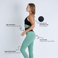 Secret Bra + Leggings SET Green - Mesh-Waist