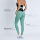 Secret Leggings Green - Mesh-Waist